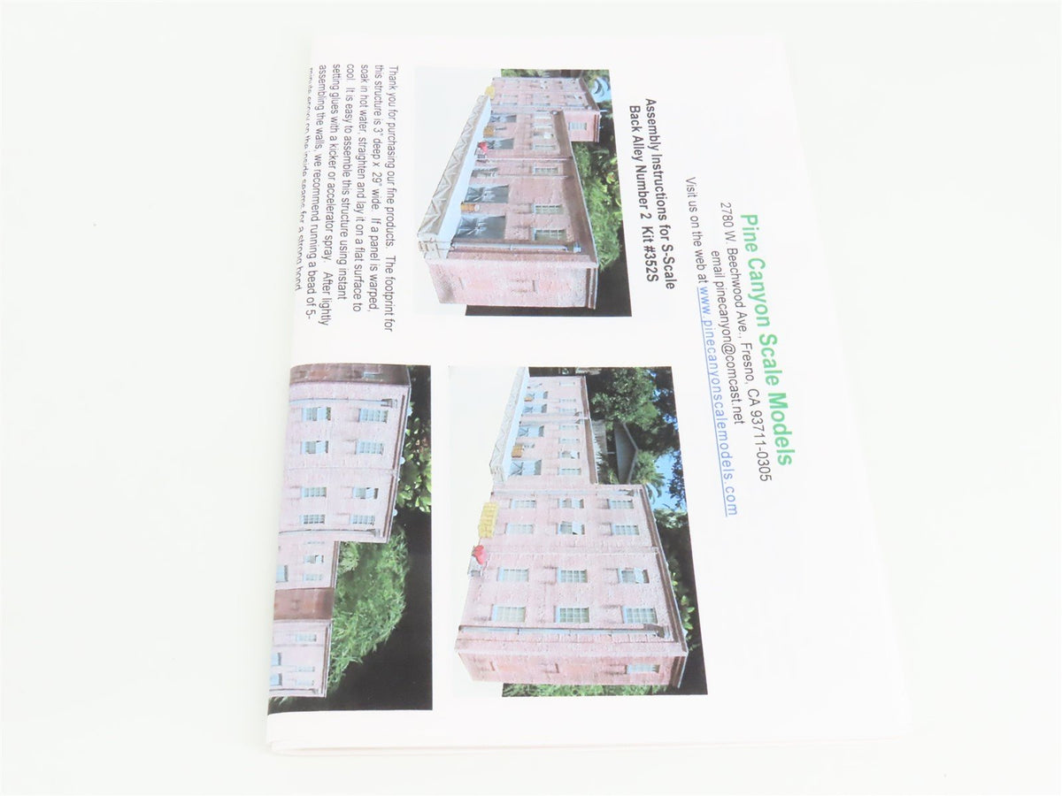 S 1/64 Pine Canyon Scale Models Kit #352S Back Alley Number 2