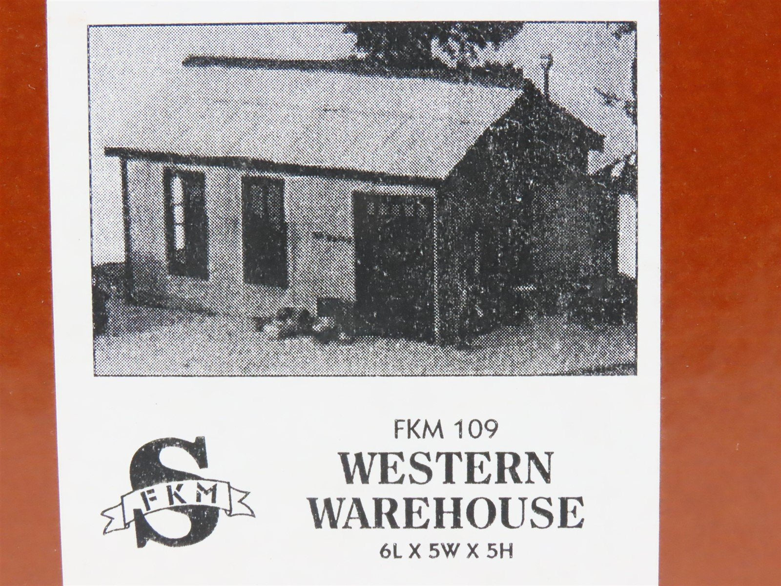 S 1/64 Scale FinestKind Mdl's FKM Kit #109 Western Warehouse