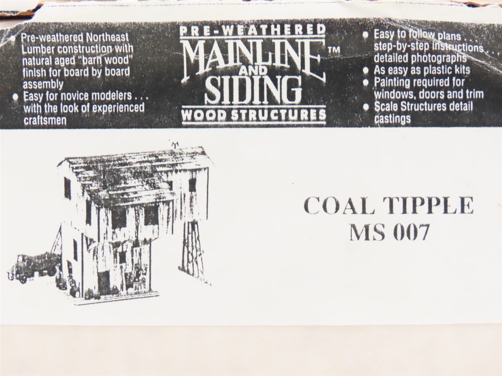 S 1/64 Scale Mainline & Siding MS Kit #007 Coal Tipple