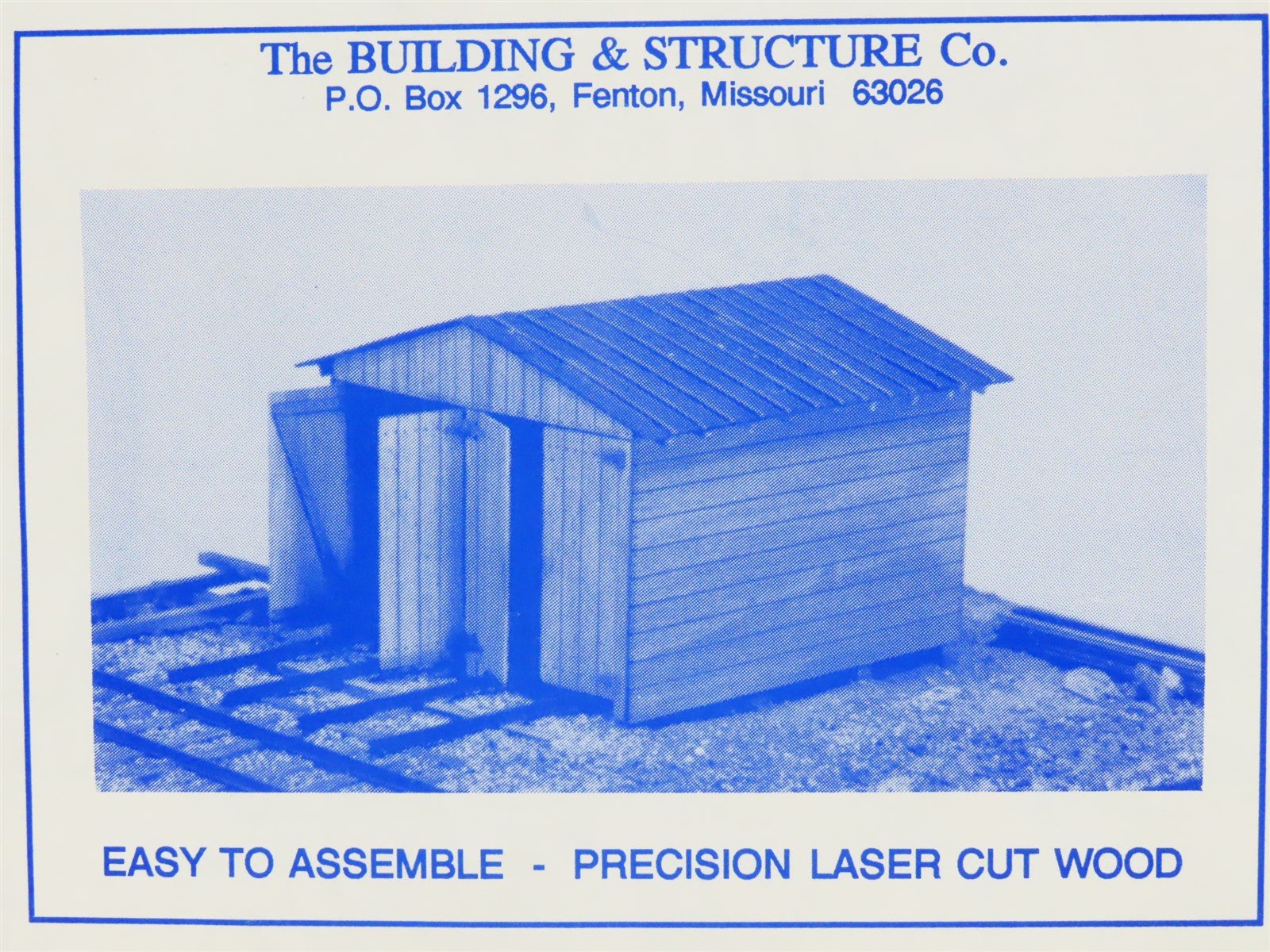 S 1/64 Scale The Building & Structure Co Kit #4017 Lizard Head Handcar Shed