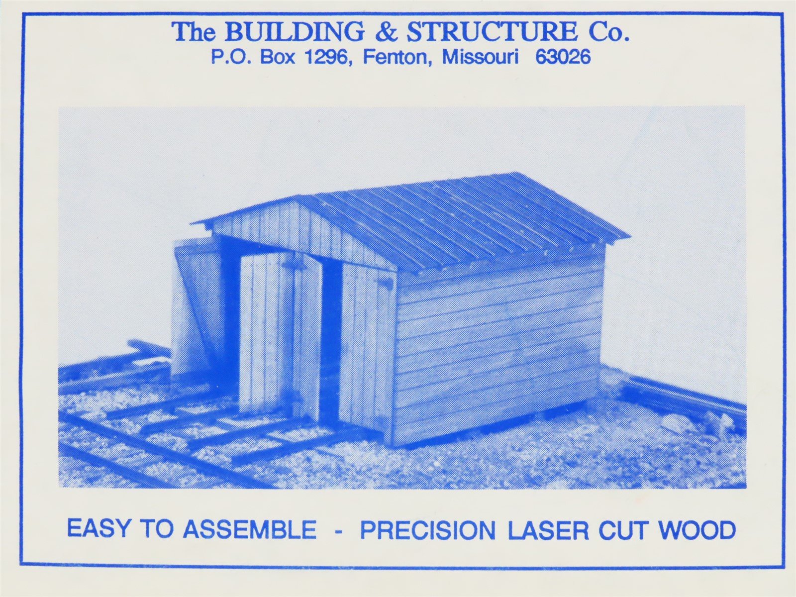 S 1/64 Scale The Building & Structure Co Kit #4017 Lizard Head Handcar Shed