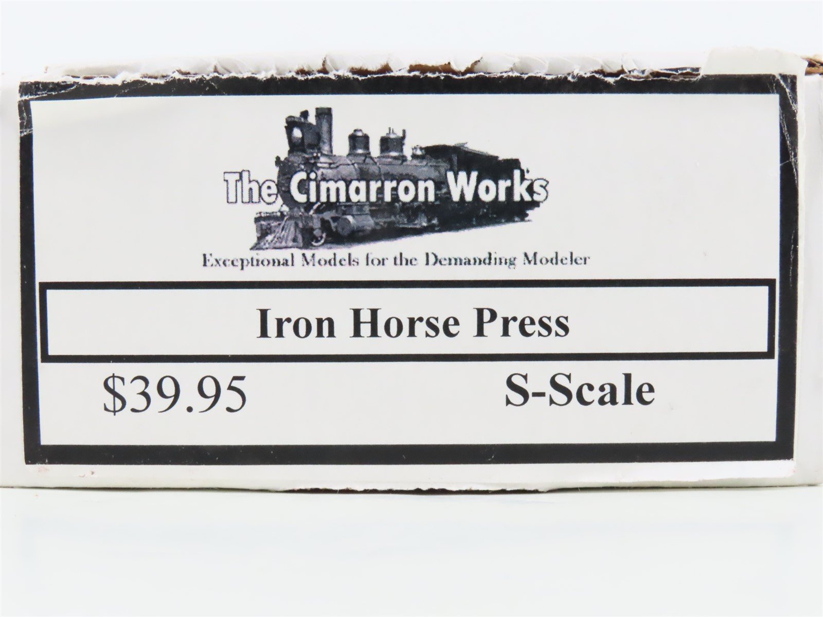 S 1/64 Scale The Cimarron Works Design Tech Models Kit The Iron Horse Press