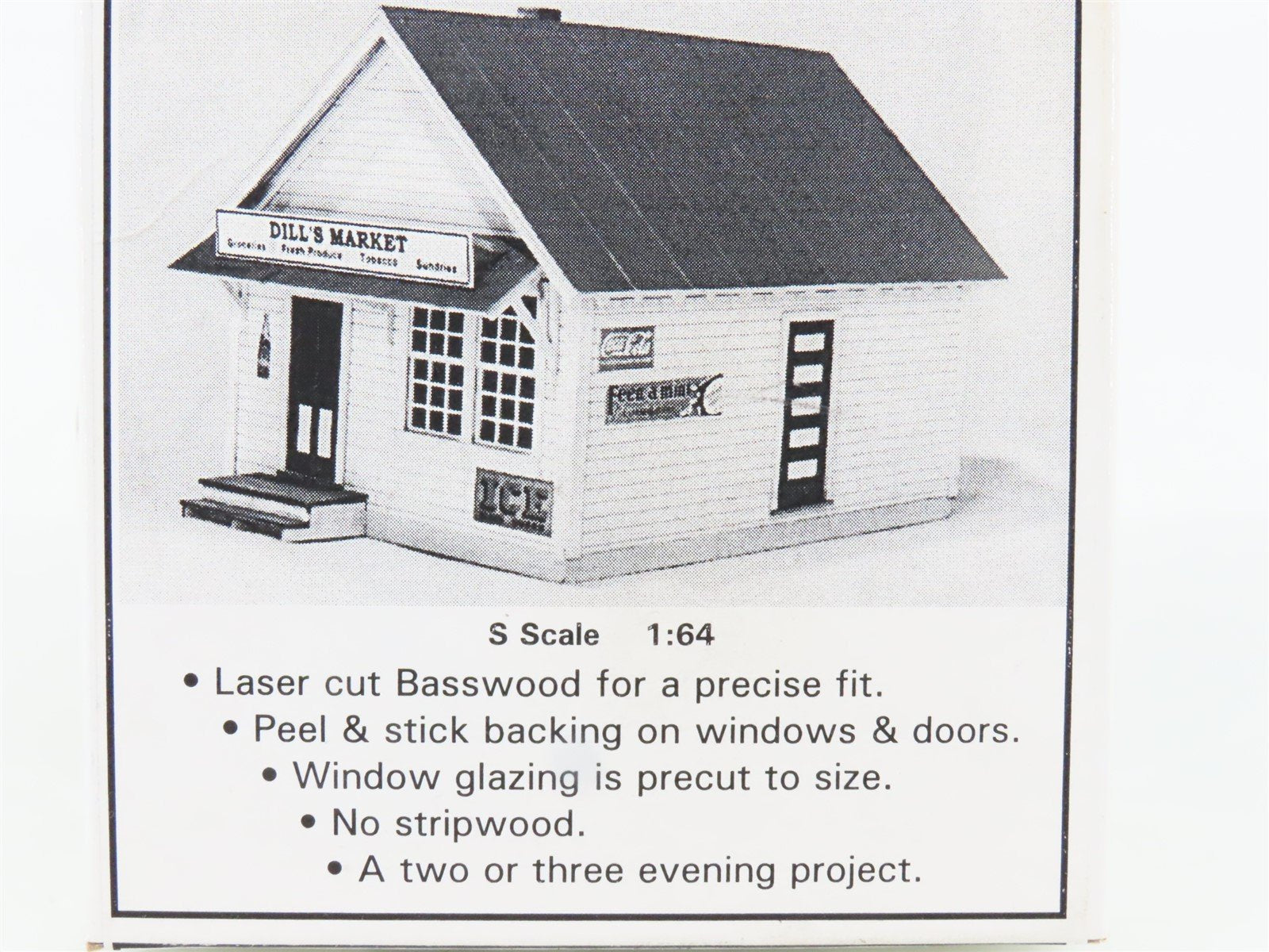 S 1/64 Scale The Building & Structure Co Laser Kit #4060L Dill's Market
