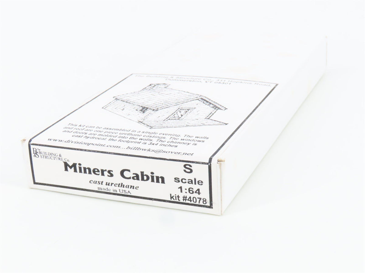 S 1/64 Scale The Building &amp; Structure Co Kit #4078 Miners Cabin