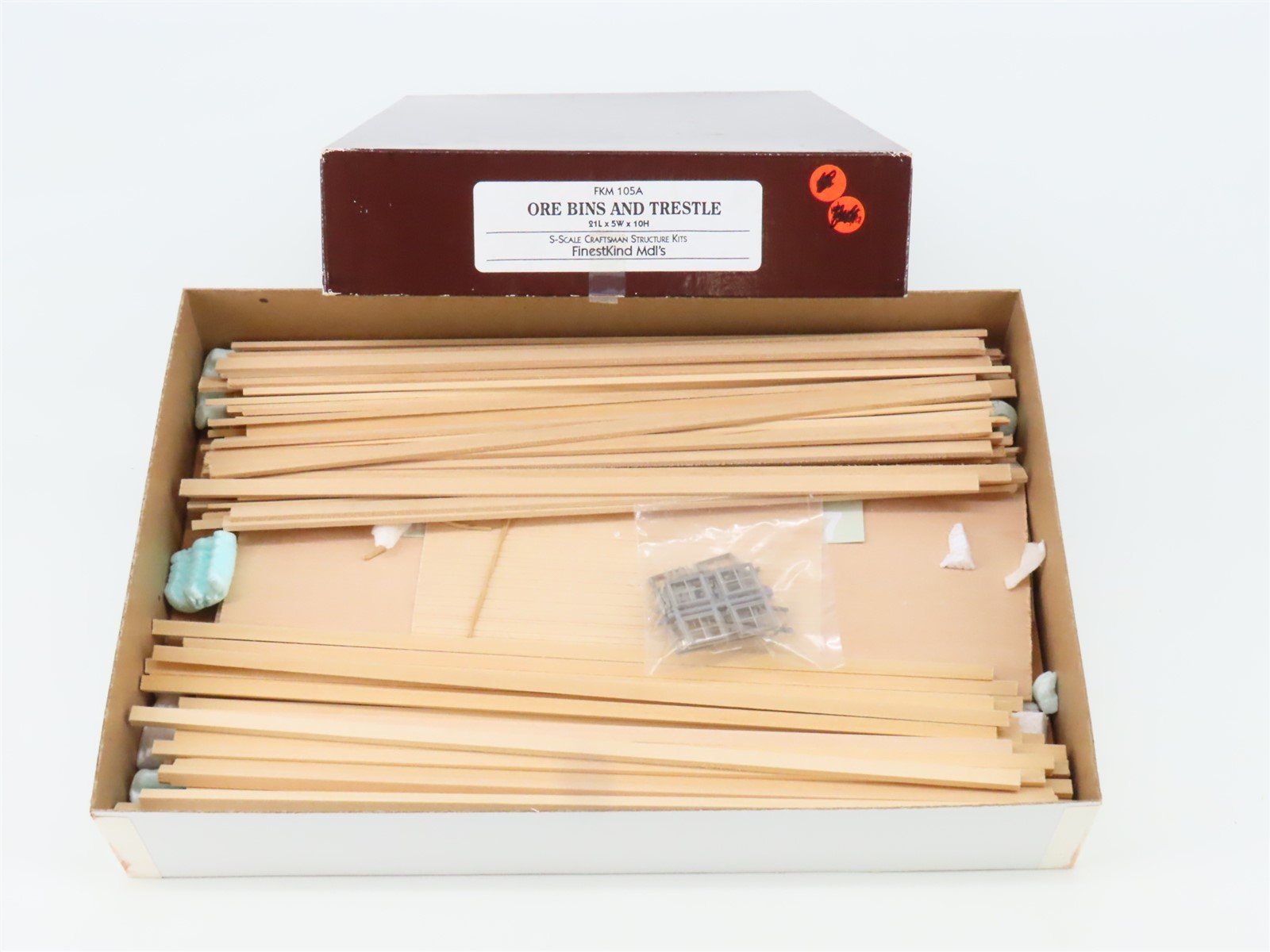 S 1/64 Scale FinestKind Mdl's FKM Kit #105A Ore Bins and Trestle