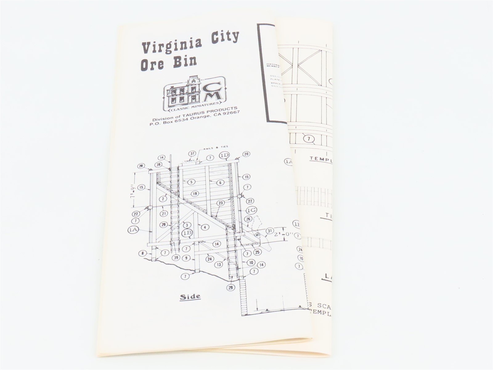 S 1/64 Scale Classic Miniatures CM Kit #310 Virginia City Ore Bin