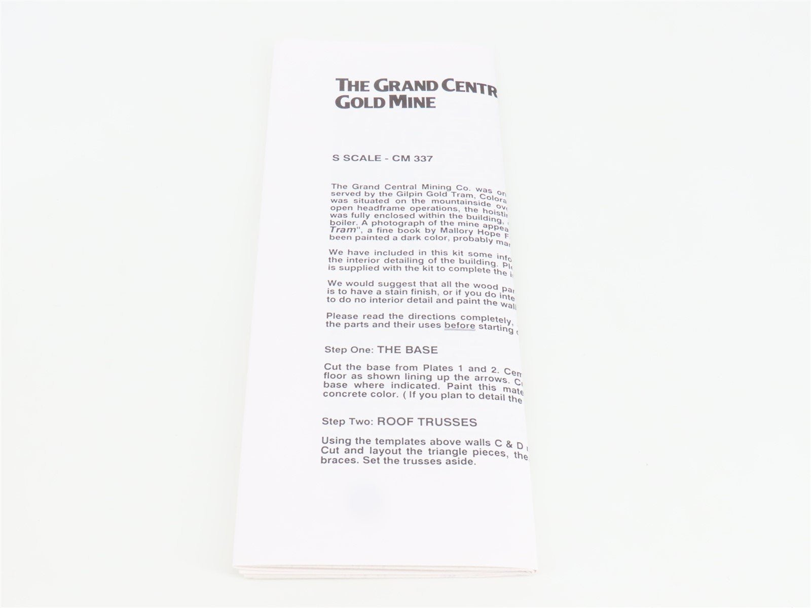 S 1/64 Scale Classic Miniatures CM Kit #337 Grand Central Gold Mine