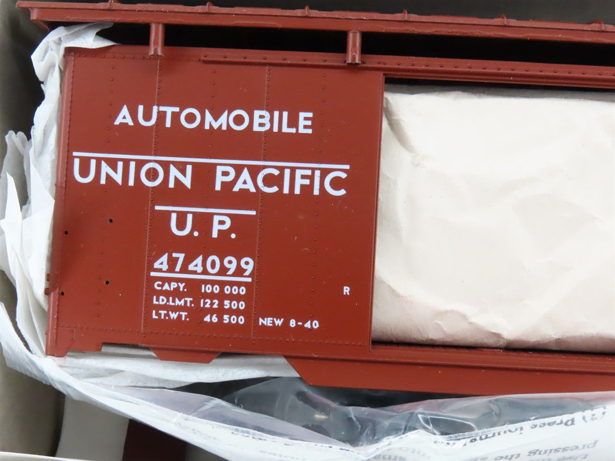 S Scale Pacific Rail Shops Kit B-351.8 UP &quot;Streamliners&quot; 40&#39; Box Car #474099