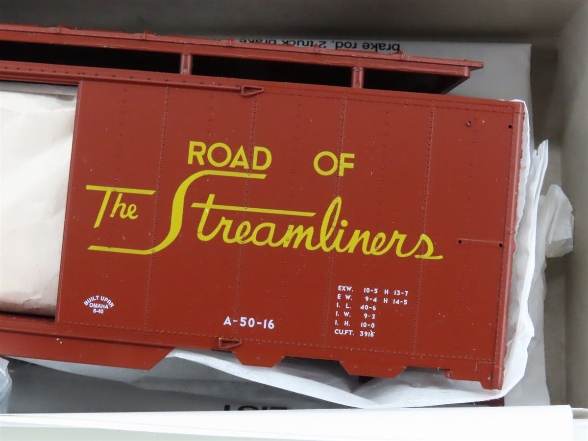 S Scale Pacific Rail Shops Kit B-351.8 UP &quot;Streamliners&quot; 40&#39; Box Car #474099