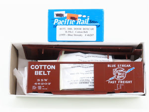 S Scale Pacific Rail Shops Kit B-356.1 SSW Cotton Belt Blue Streak Box Car 46207