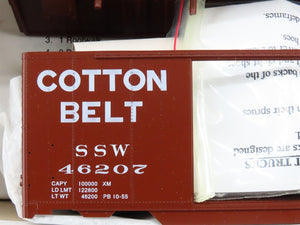 S Scale Pacific Rail Shops Kit B-356.1 SSW Cotton Belt Blue Streak Box Car 46207