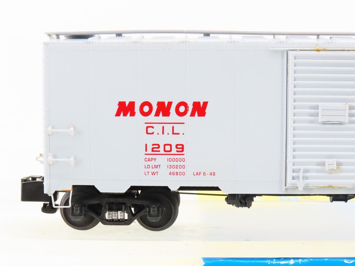 S Scale Pacific Rail Shops B-418 CIL Monon The Hoosier Line 40&#39; Box Car #1209
