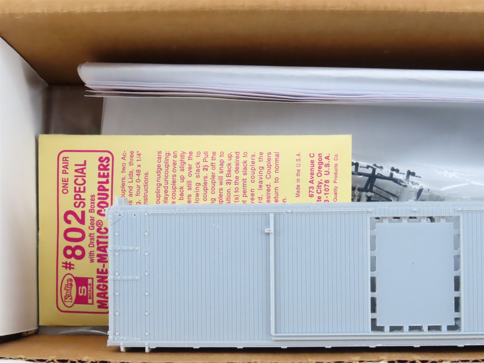 S Scale Smoky Mountain Model Works Kit 64-B1 CG Central of Georgia 41' Box Car