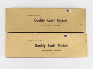 LOT of 2 S Gauge Quality Craft Models Kits #QS-1 Rotary Coal Cars
