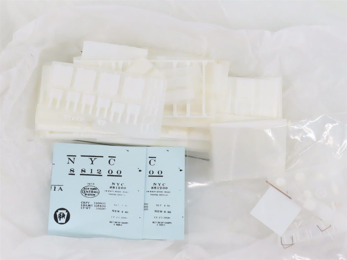 S Scale Funaro &amp; Camerlengo Kit #S-211 NYC New York Central 2-Bay Hopper