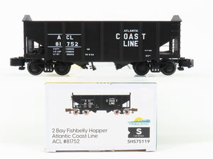 S Scaletrains.com S-Helper Service SHS75119 ACL 2-Bay Fishbelly Hopper #81752