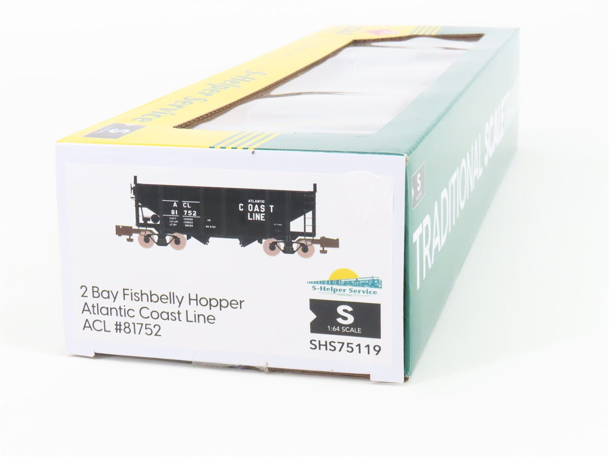 S Scaletrains.com S-Helper Service SHS75119 ACL 2-Bay Fishbelly Hopper #81752