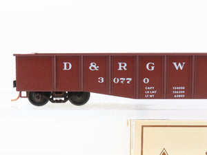 S Scale American Models 425 D&RGW Rio Grande Mill Gondola #30770