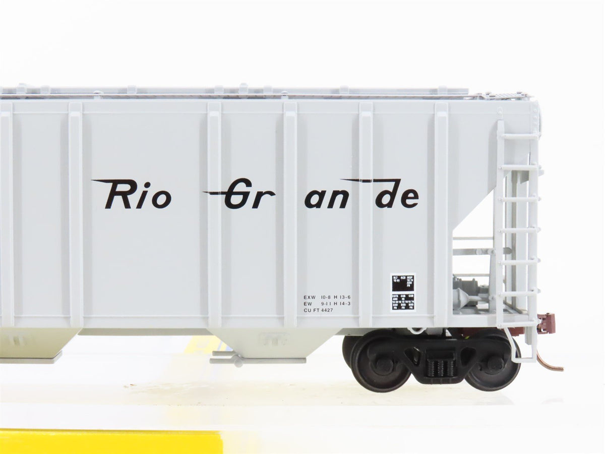 S Scale American Models 3310 D&amp;RGW Rio Grande 3-Bay Covered Hopper #15045