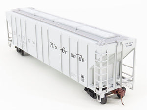 S Scale American Models 3310 D&RGW Rio Grande 3-Bay Covered Hopper #15045