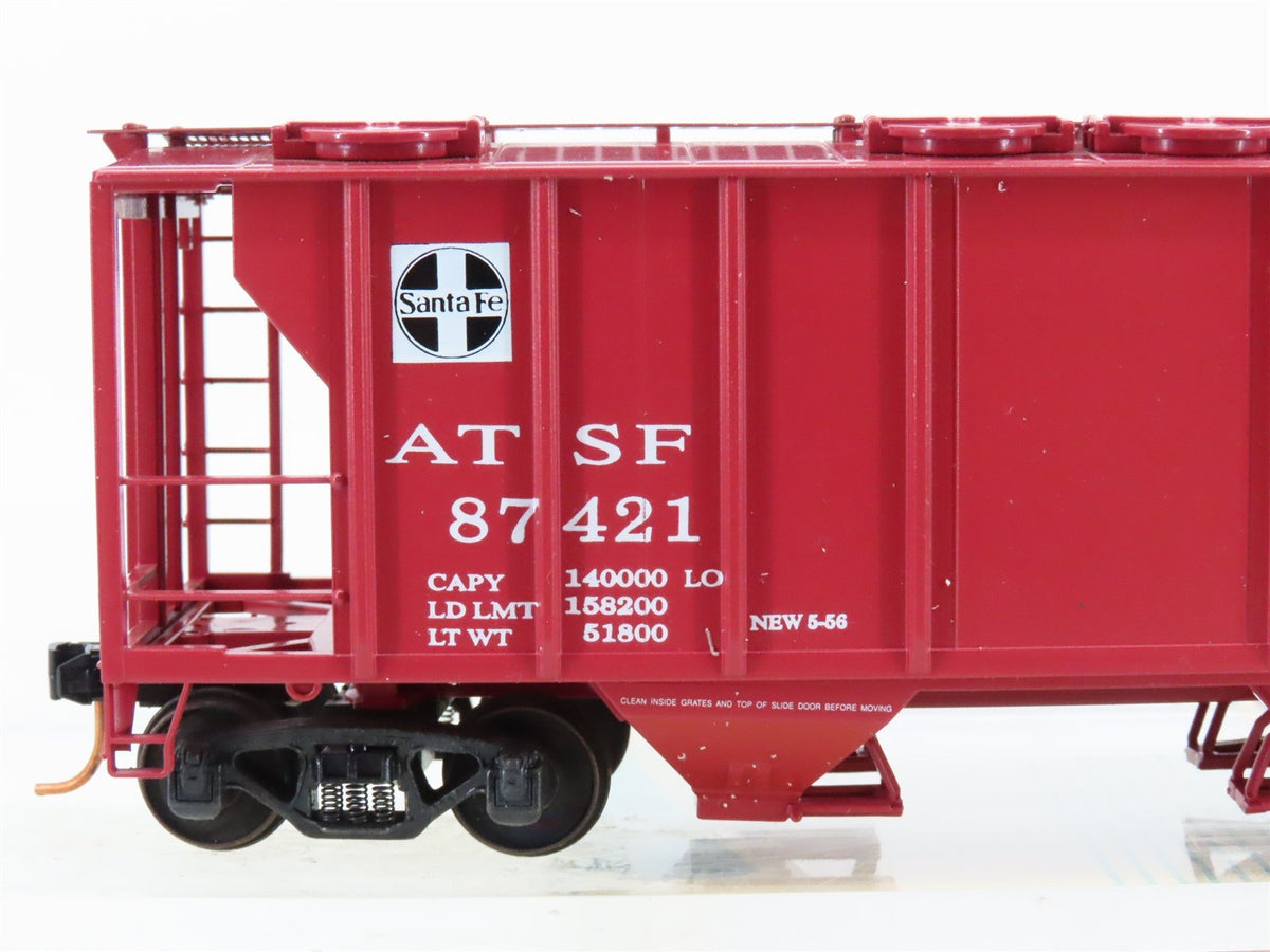 S Scale S-Helper Service Showcase Line 00009 ATSF Santa Fe 2-Bay Hopper #87421