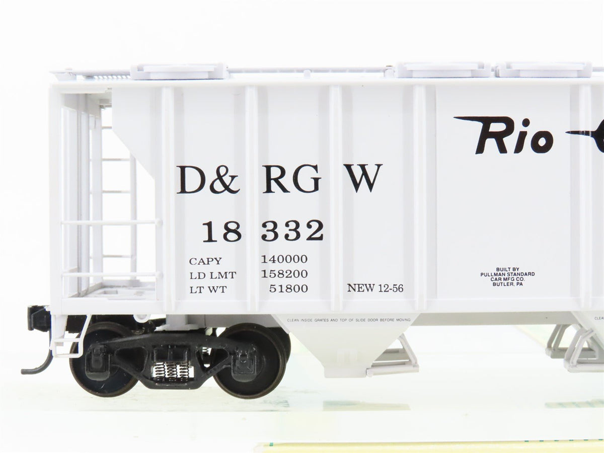 S Scale S-Helper Service Showcase Line 00028-0 D&amp;RGW 2-Bay Covered Hopper #18332