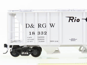 S Scale S-Helper Service Showcase Line 00028-0 D&RGW 2-Bay Covered Hopper #18332