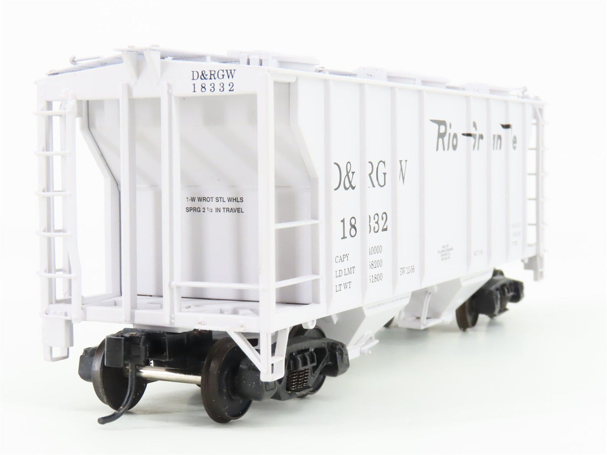 S Scale S-Helper Service Showcase Line 00028-0 D&amp;RGW 2-Bay Covered Hopper #18332