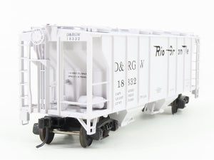S Scale S-Helper Service Showcase Line 00028-0 D&RGW 2-Bay Covered Hopper #18332