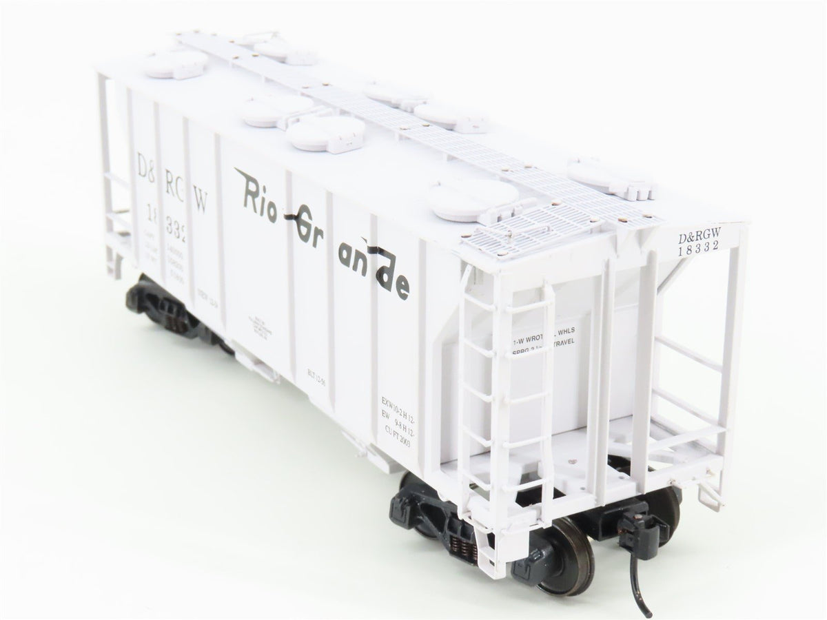 S Scale S-Helper Service Showcase Line 00028-0 D&amp;RGW 2-Bay Covered Hopper #18332