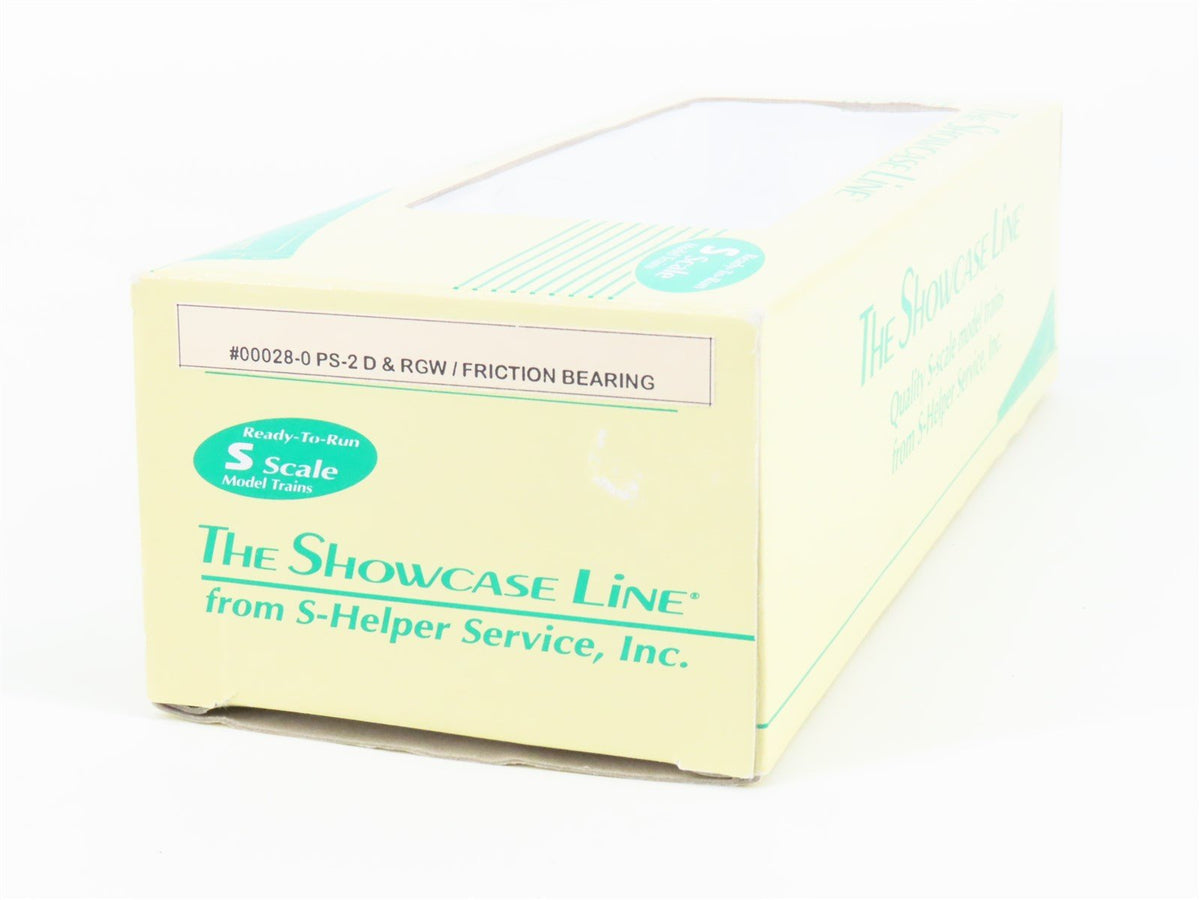 S Scale S-Helper Service Showcase Line 00028-0 D&amp;RGW 2-Bay Covered Hopper #18332