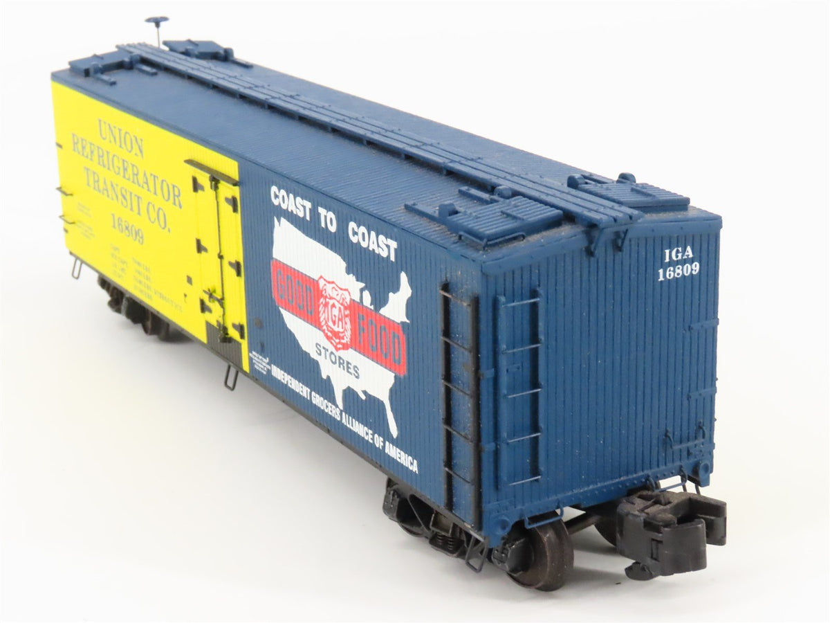 S Scale S-Helper Service Showcase Line 00526 URTC IGA Food Stores Reefer #16809