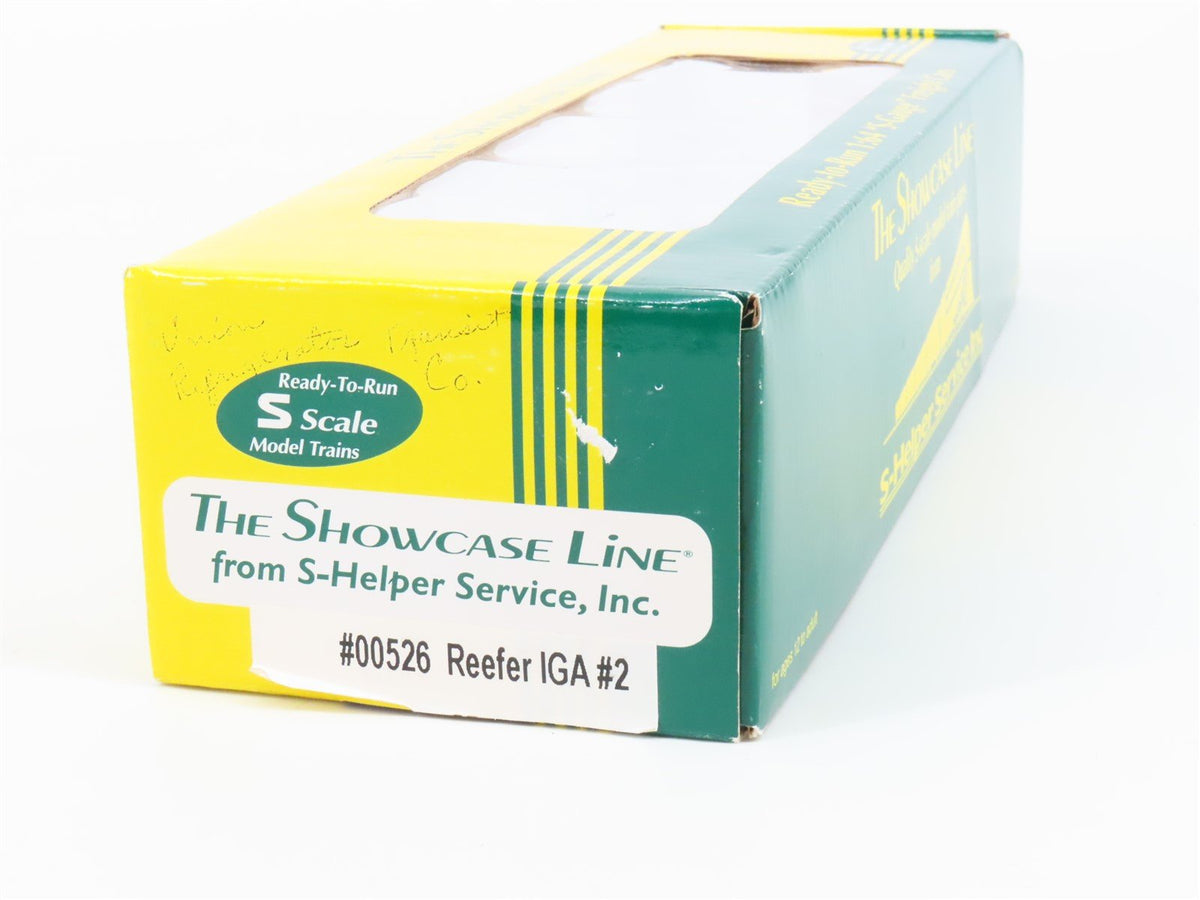 S Scale S-Helper Service Showcase Line 00526 URTC IGA Food Stores Reefer #16809