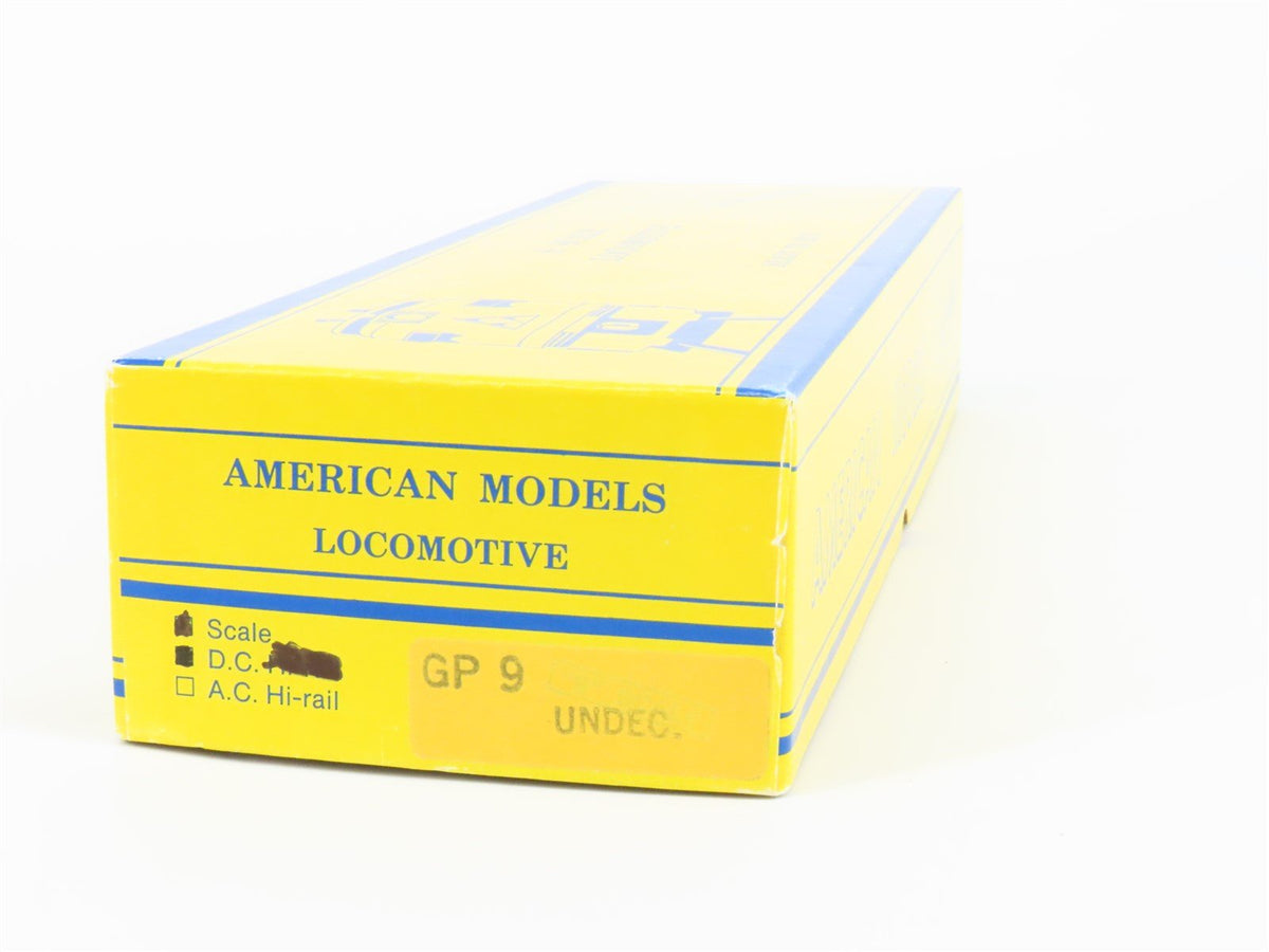 S Scale American Models Undecorated EMD GP9 Diesel Locomotive