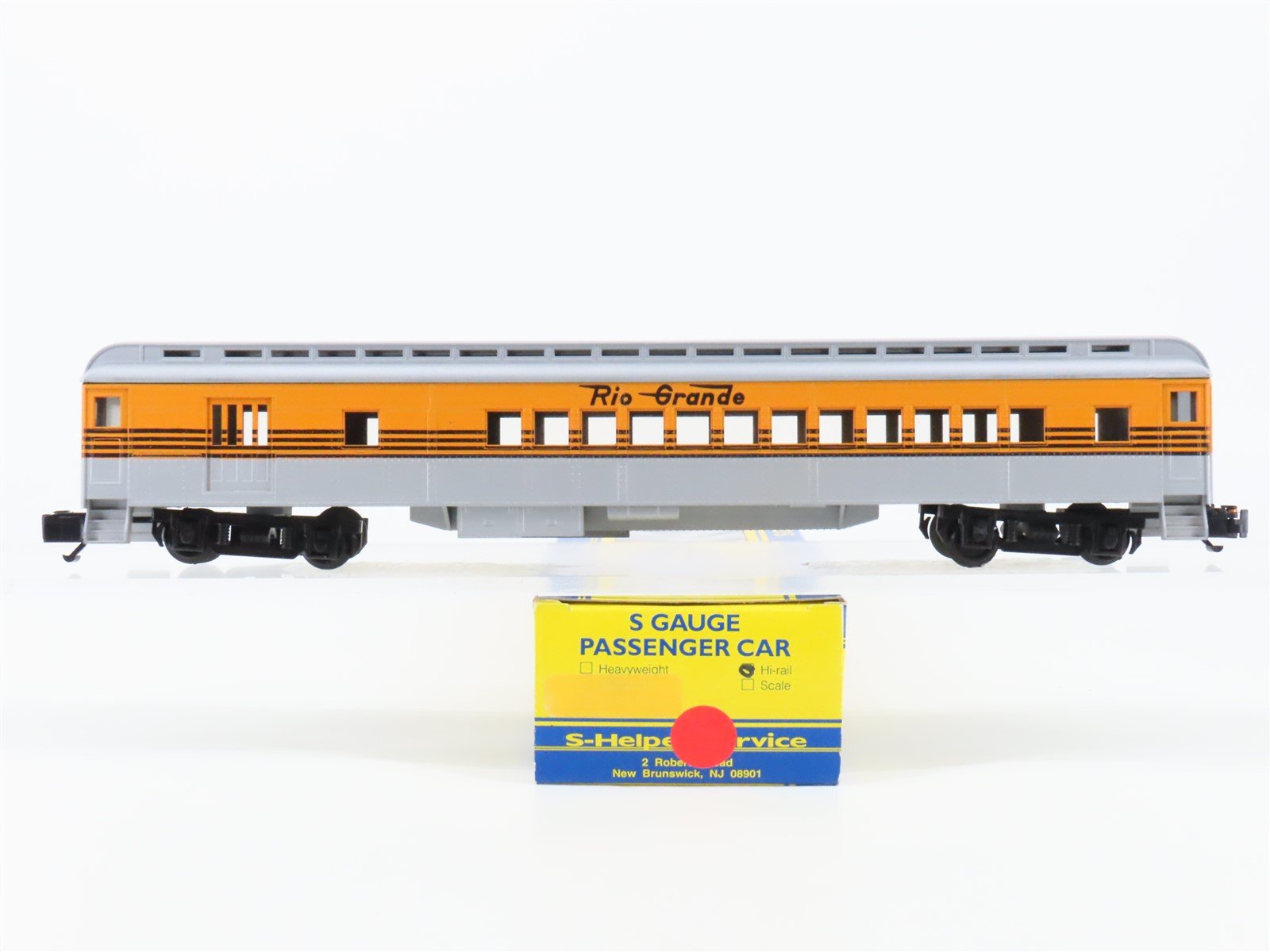 S Scale S-Helper Service D&RGW Denver & Rio Grande Western Combine Passenger