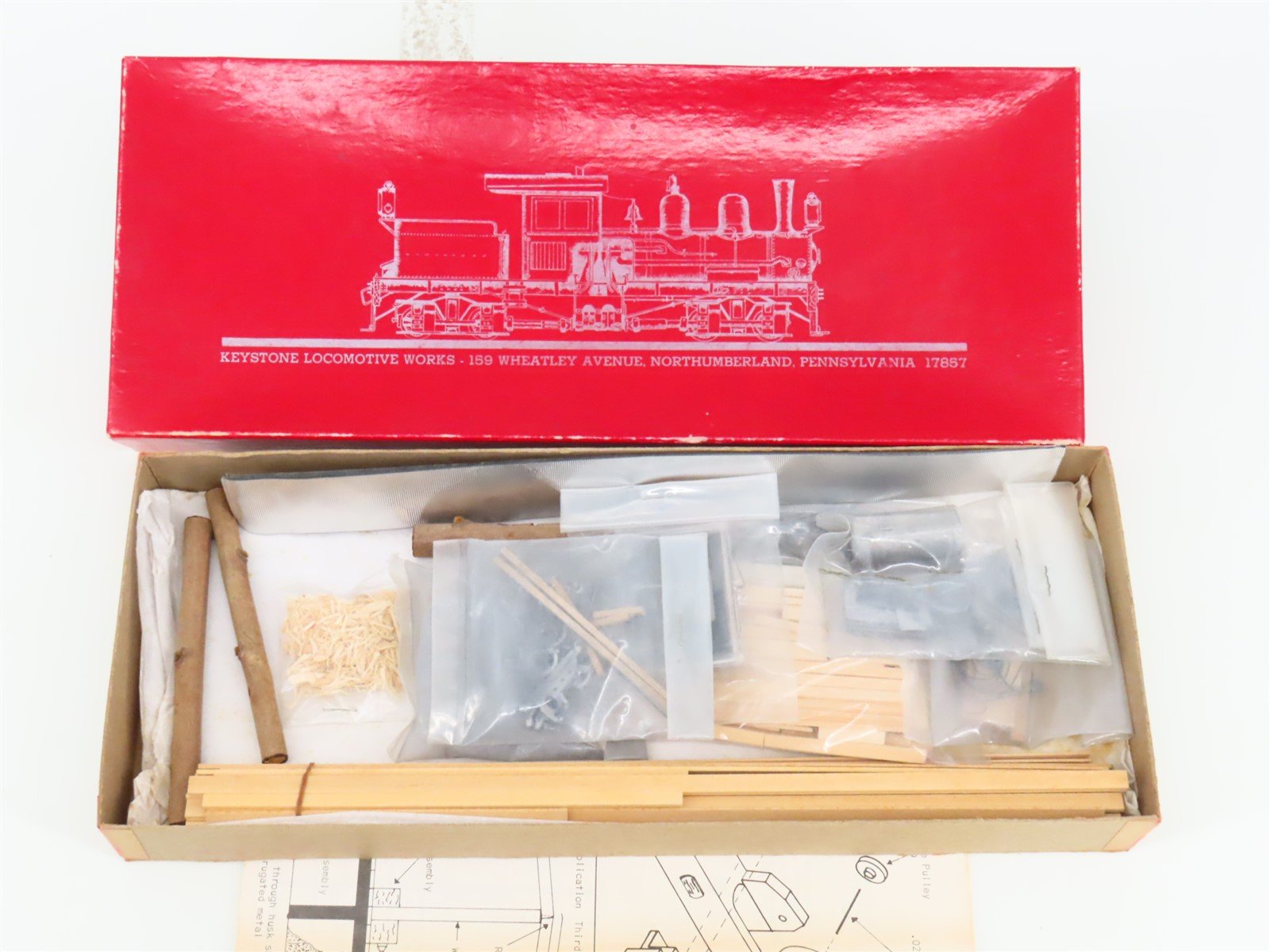 O 1/48 Scale Keystone Locomotive Works Kit #K-1002 Danby Sawmill