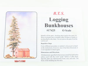 O 1/48 Scale BTS Kit #17425 McCabe Lumber Co. Logging Bunkhouses 3-Pack