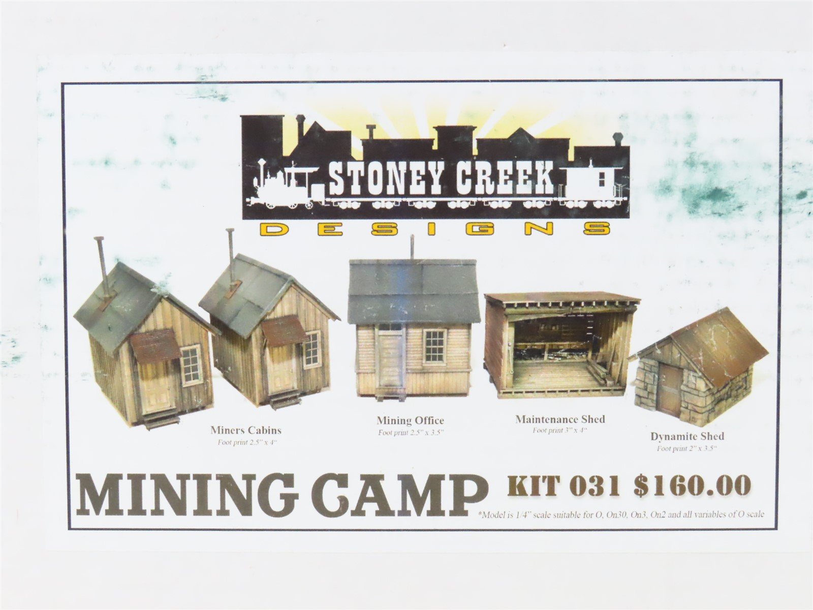 O 1/48 Scale Stoney Creek Designs Kit #031 Mining Camp