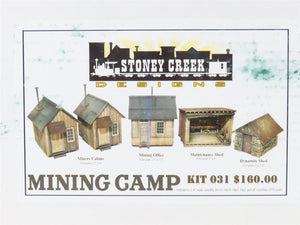 O 1/48 Scale Stoney Creek Designs Kit #031 Mining Camp