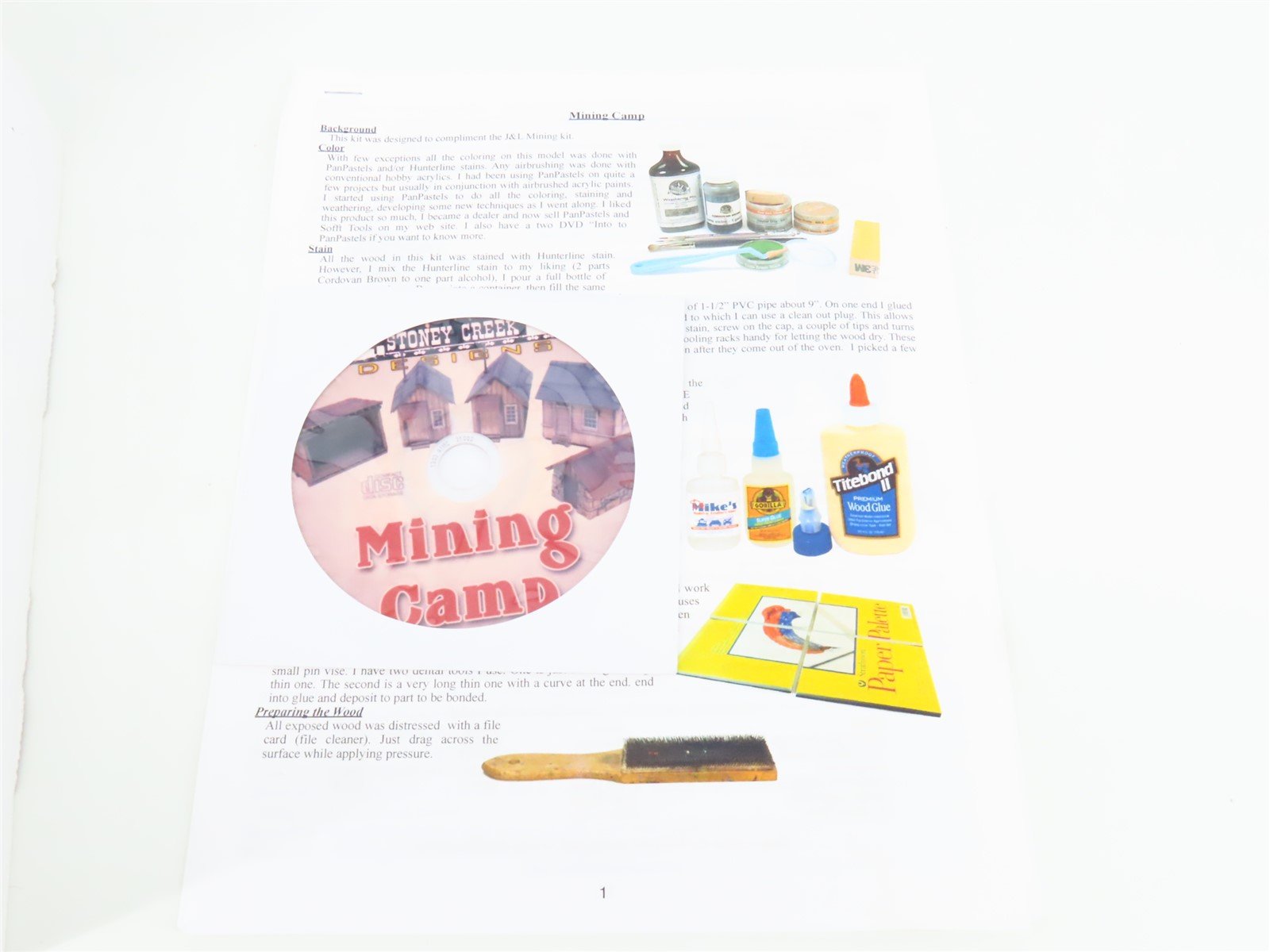 O 1/48 Scale Stoney Creek Designs Kit #031 Mining Camp