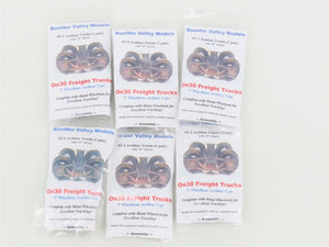 LOT of 6 On30 Scale Boulder Valley Models Kits Freight Trucks