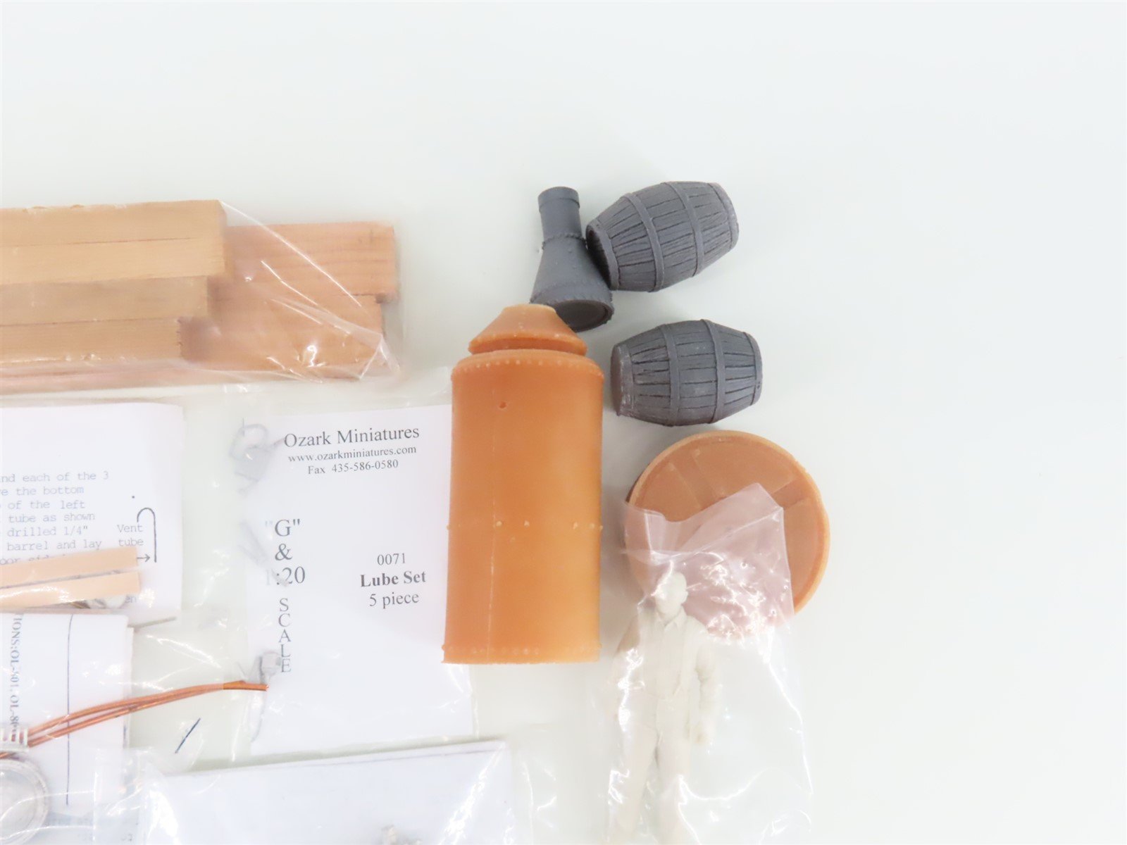 G 1/22.5 Scale Ozark Miniatures Kit #5003 Winch Engine w/ Haulback