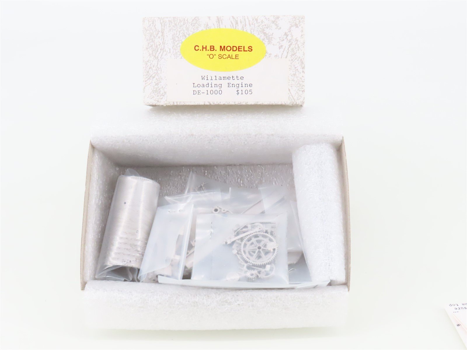O 1/48 Scale CHB Models Kit #DE-1000 Willamette Loading Engine