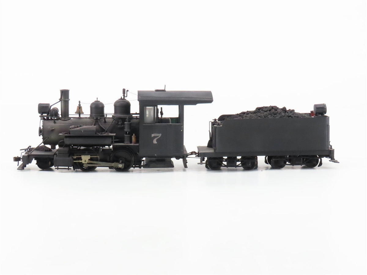 On30 Bachmann Spectrum Unlettered 2-4-0 Steam #7 w/Sound - DCC ONLY - PRO CUSTOM