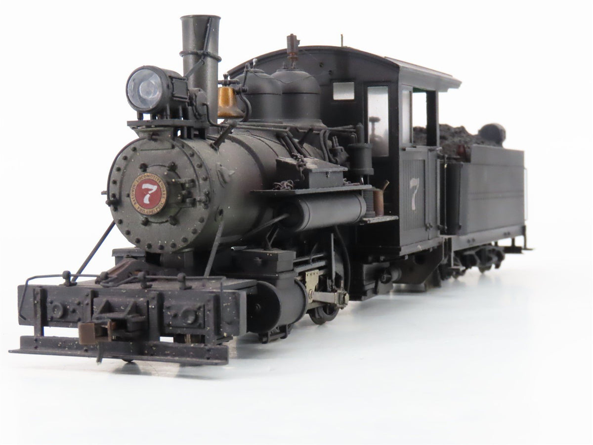 On30 Bachmann Spectrum Unlettered 2-4-0 Steam #7 w/Sound - DCC ONLY - PRO CUSTOM