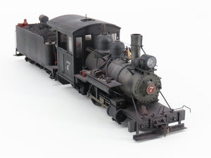 On30 Bachmann Spectrum Unlettered 2-4-0 Steam #7 w/Sound - DCC ONLY - PRO CUSTOM