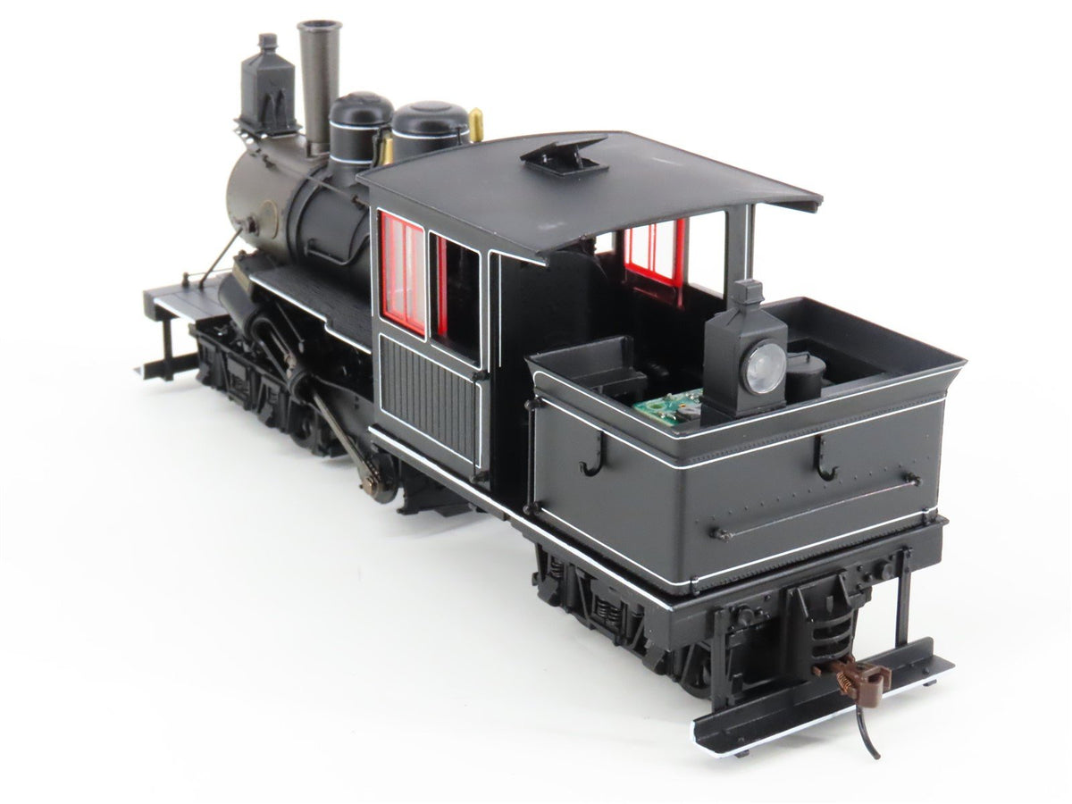 On30 Scale Bachmann Spectrum 28601 Unlettered 2-Truck Climax Steam w/DCC &amp; Sound