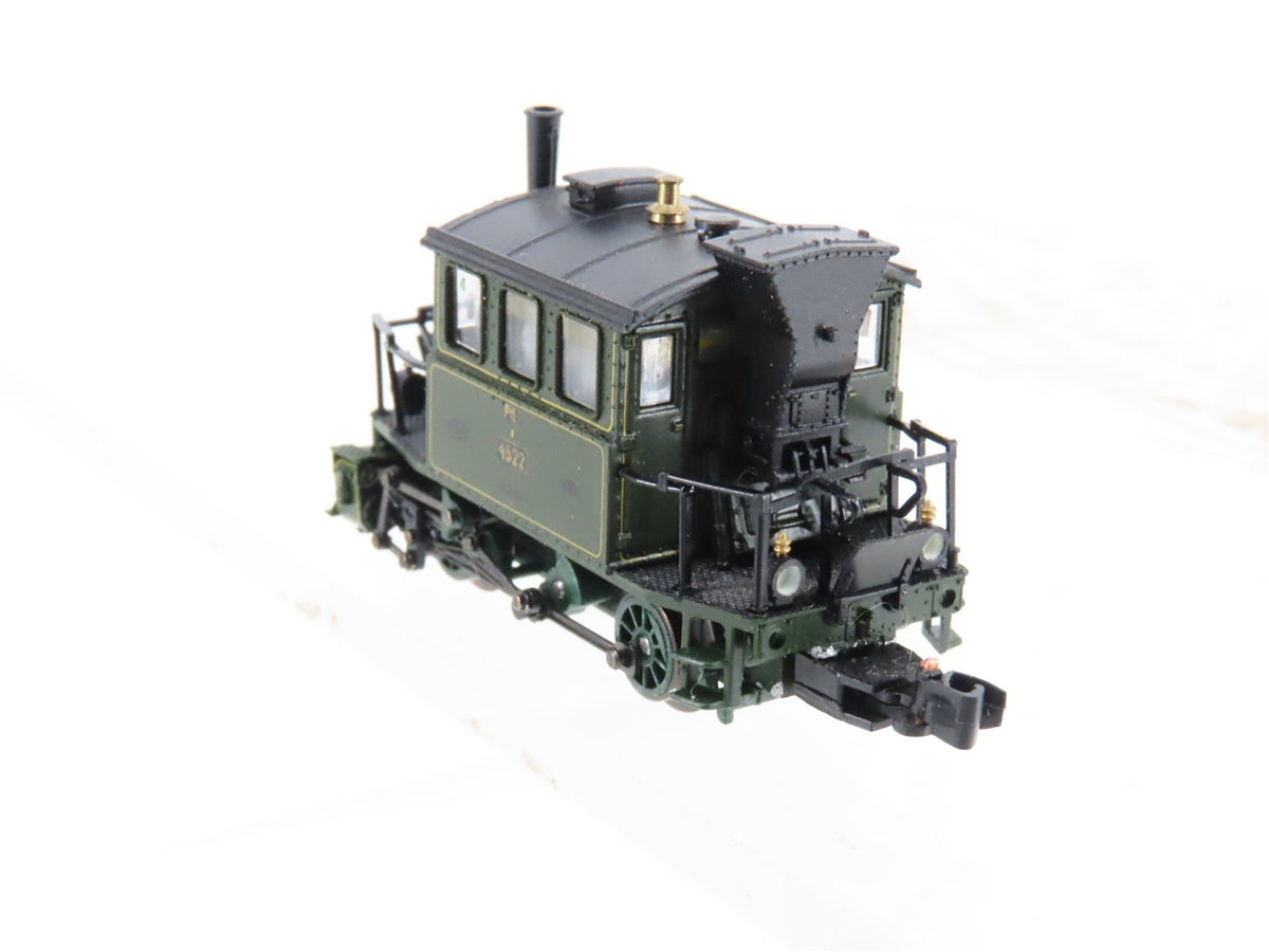 N Scale Minitrix 12114 K.Bay.Sts.B. Bavarian PtL 2/2 Glaskasten Steam #4522