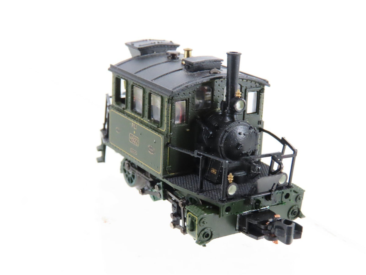 N Scale Minitrix 12114 K.Bay.Sts.B. Bavarian PtL 2/2 Glaskasten Steam #4522