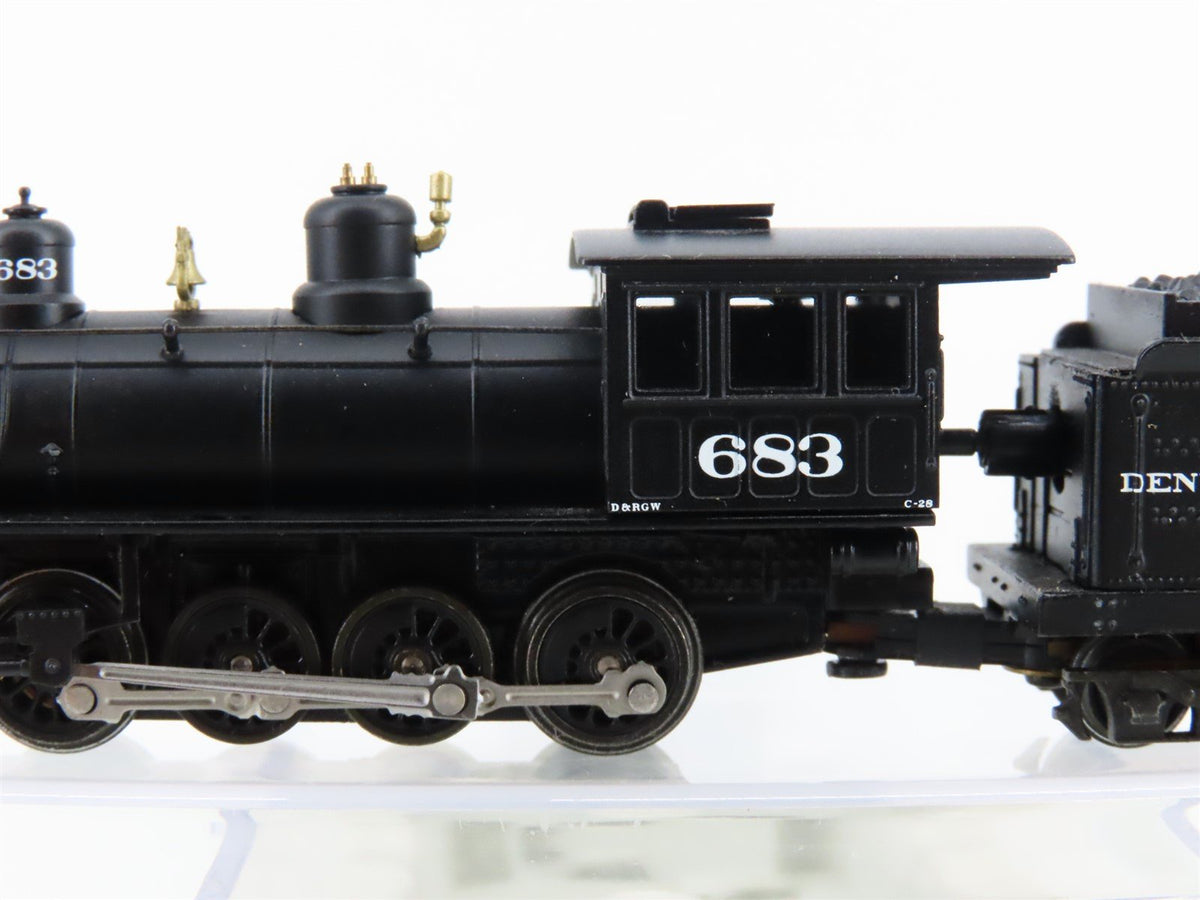 N Scale Athearn 10918 D&amp;RGW Rio Grande 2-8-0 Steam Locomotive #683